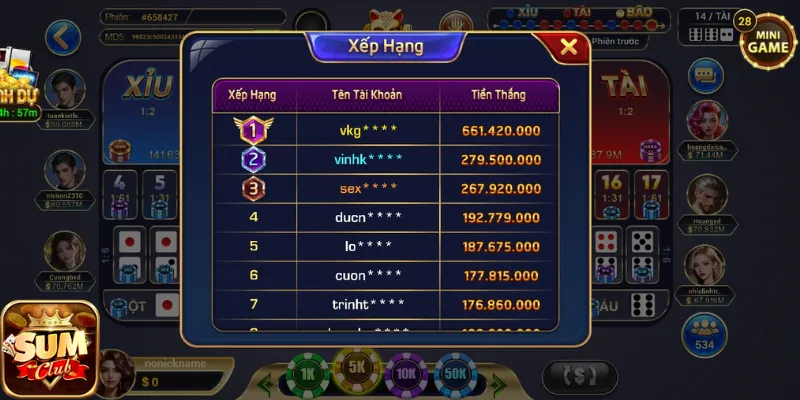 5 bước chơi Sicbo MD5